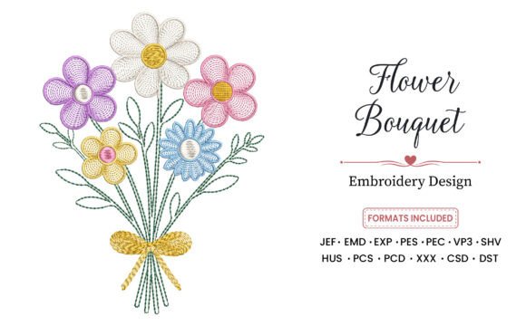 Daisy Bouquet Embroidery Design Review