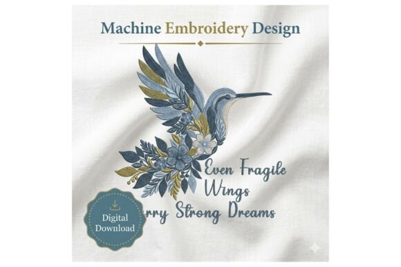 Hummingbird Floral Quote: A Seasonal Embroidery Review