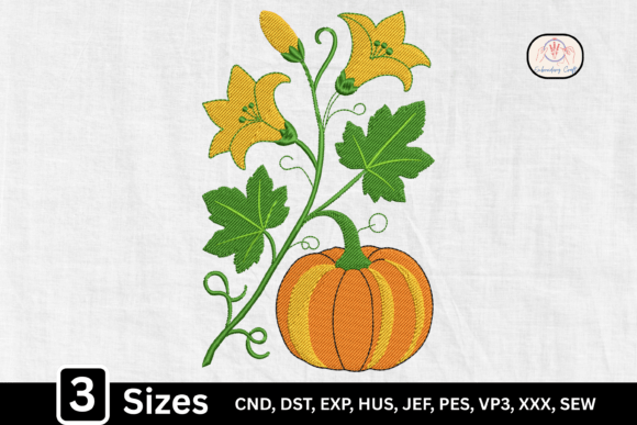 Review: Autumn Fall Harvest Pumpkin Embroidery
