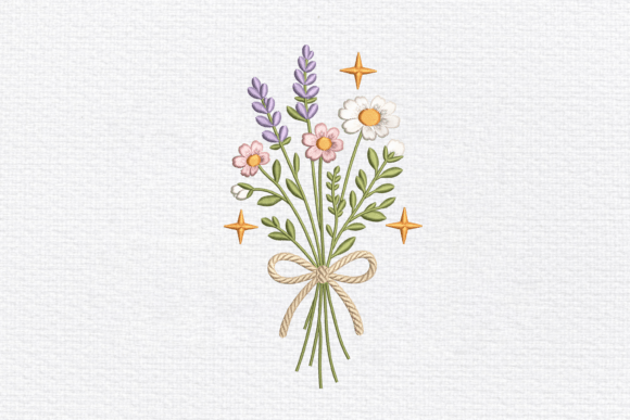Review: Boho Floral Bouquet Embroidery Design