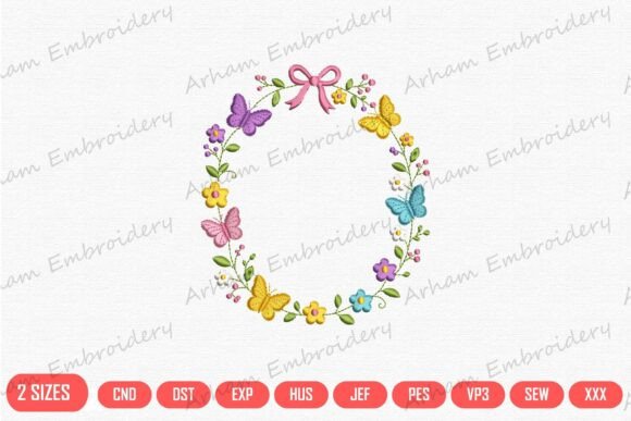 Review: Butterfly Blossom Wreath with Bow Design