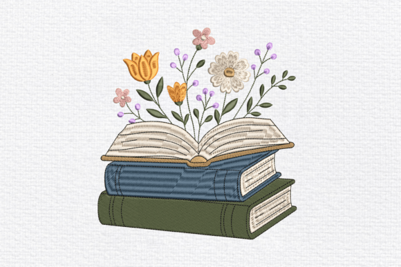 Review: Floral Books Embroidery Design for Gifts