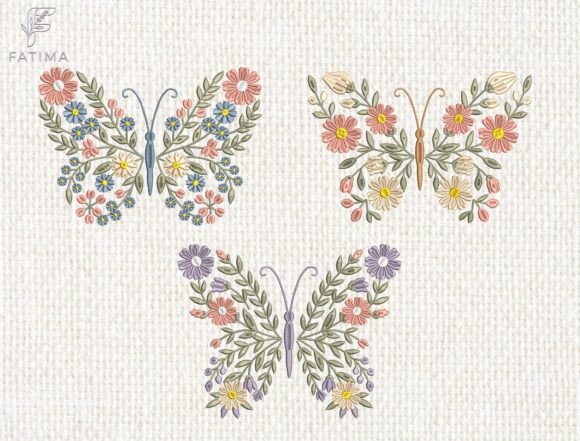 Review: Floral Butterfly Embroidery Bundle for Etsy Shops