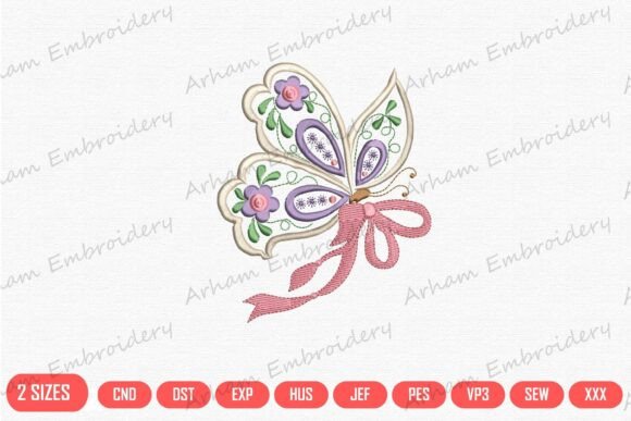 Review: Floral Butterfly with Ribbon Elegance Design