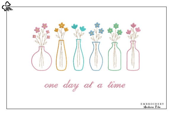 Review: Floral Vase Embroidery Design for Boutique Sweatshirts
