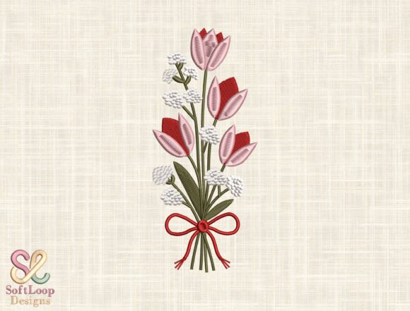 Review: Flower Bouquet Embroidery Design for Holiday Sales