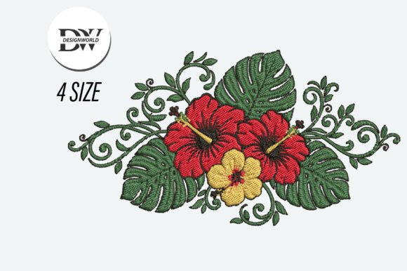 Review: Hibiscus Embroidery Design for Handmade Gifts