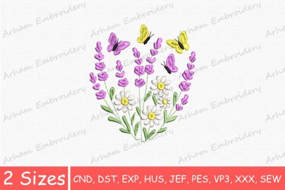 Review: Lavender Daisy Bouquet with Butterflies