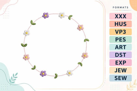Review: Minimal Floral Circle Frame for Boutique Sweatshirts