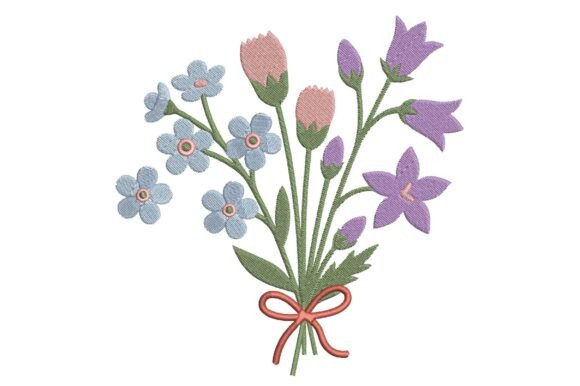 Review: Spring Flower Bouquet Embroidery Design